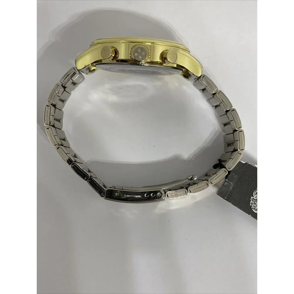 Vince Camuto VC1116TT Unisex Two - Tone Stainless Steel Analog Dial Watch JK34